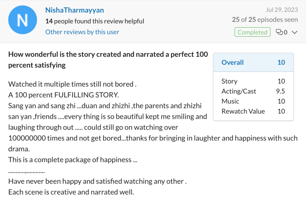 Hidden Love Chinese Drama (2023): Everything You Need to Know 16 on of the reviews: complete package of happiness