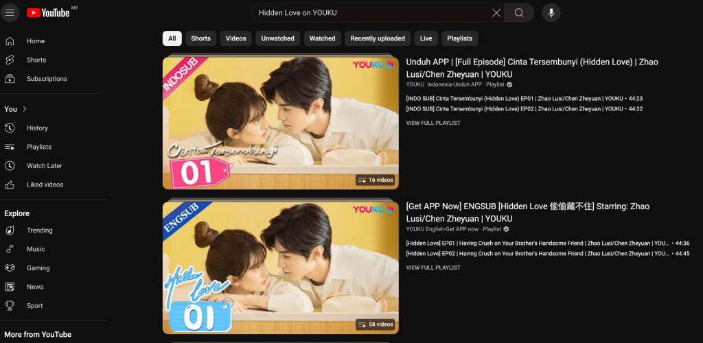 Hidden Love Chinese Drama (2023): Everything You Need to Know 19 Hidden Love synopsis on Youtube
