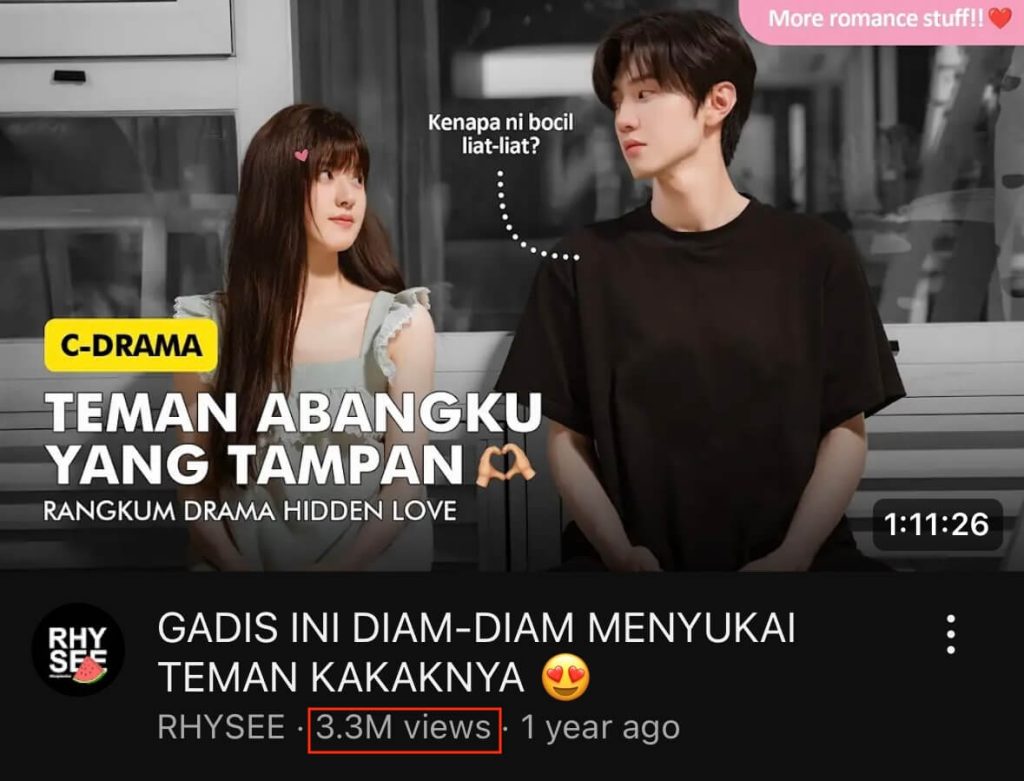Hidden Love Chinese Drama (2023): Everything You Need to Know 4 Key factors driving popularity In Indonesia: The power of UGC
